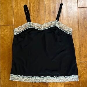 Xhilaration Black Lace Camisole Size M Whimsigoth Fairy Grunge Y2K Dark Romantic